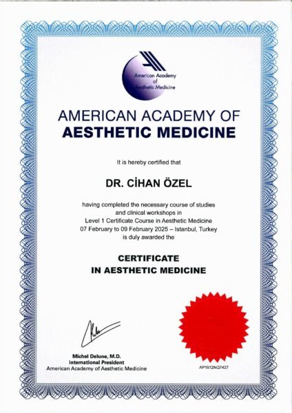 Dr Cihan Özel Sertifikalar